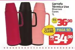 Supermercado Jacomar Garrafa Térmica Use Diversas Cores oferta