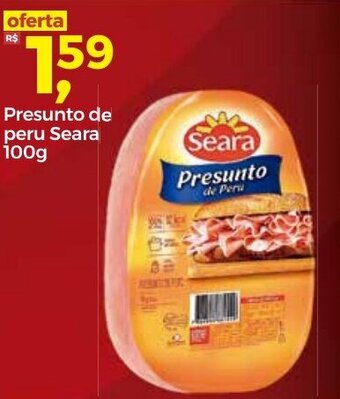 Frangolândia Presunto de peru Seara 100g oferta