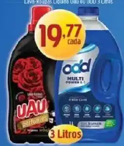 Supermercados Guanabara Lava-Roupas Líquido Uau 60 Uau 3 Litros oferta