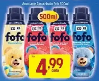 Amaciante concentrado fofo