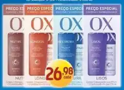 Supermercados Guanabara ox shampoo condicionador oferta