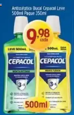 Supermercados Guanabara Antisséptico bucal cepacol leve oferta