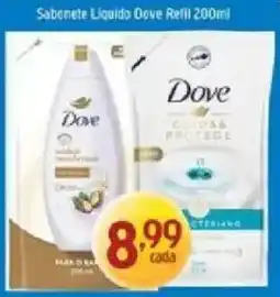 Supermercados Guanabara Sabonete Líquido Dove Refil oferta