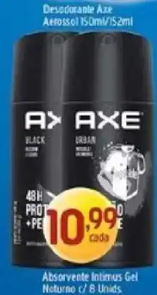 Supermercados Guanabara Desodorante Axe Aerossol 150ml/152ml oferta
