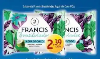 Supermercados Guanabara Sabonete francis brasilidades água de coco oferta