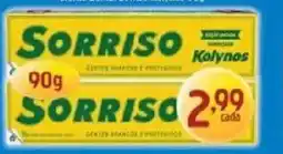 Supermercados Guanabara Sorriso dentes brancos e prateados oferta
