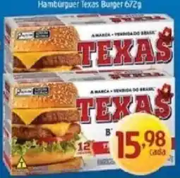 Supermercados Guanabara Hambúrguer texas burger oferta