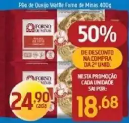 Supermercados Guanabara Pão de Queijo Waffle Fome de Minas oferta