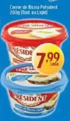 Supermercados Guanabara Creme de ricola presidente oferta