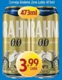 Supermercados Guanabara Cerveja brahma zero latão oferta