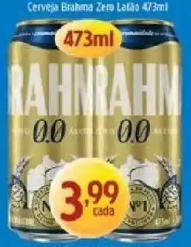 Supermercados Guanabara Cerveja brahma zero latão oferta