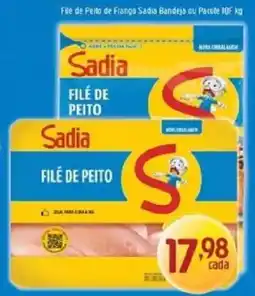 Supermercados Guanabara Filé de peito de frango sadia oferta