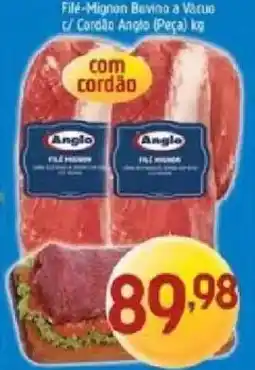 Supermercados Guanabara File-Mignon Bevino a Vérvua c/ Cordão Anglo (Peça) kg oferta