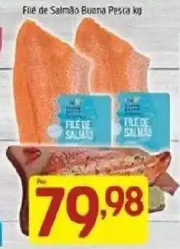 Supermercados Guanabara File de salmão buena pesca kg oferta