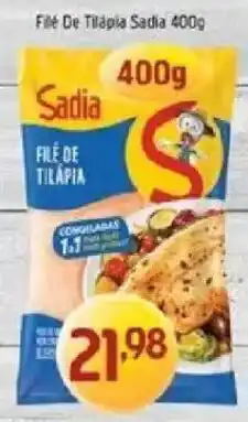 Supermercados Guanabara Filé de tilápia sadia oferta