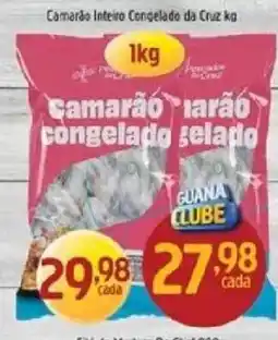 Supermercados Guanabara Camarão inteiro congelado da cruz oferta
