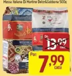 Supermercados Guanabara Massa italiana di martino dolce&gabbana oferta