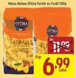 Supermercados Guanabara Massa italiana ottima farfalle ou fusilli oferta