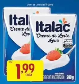 Supermercados Guanabara Creme de Leite Italac oferta