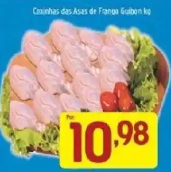 Supermercados Guanabara Coxinhas das Asas de Frango Guibon kg oferta