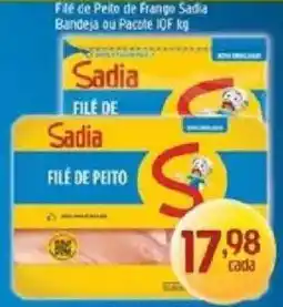 Supermercados Guanabara Filé de peito de frango sadia oferta
