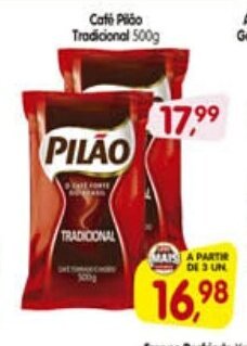 Cercadão Cafe Pilao Tradicional 500g oferta