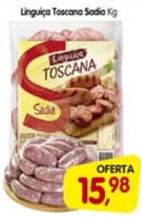 Cercadão Linguica Toscana Sadia 1kg oferta