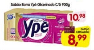 Cercadão Sabao Barra Ype Glicerinado C/5 900g oferta