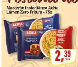 Rede Supermarket Macarrão Instantâneo Adria Lámen Zero Fritura oferta