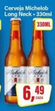 Rede Supermarket Cerveja Michelob Long Neck oferta