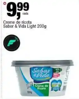 Frangolândia Creme de ricota sabor & vida light oferta