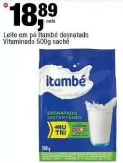 Frangolândia Leite em pó itambé desnatado vitaminado oferta