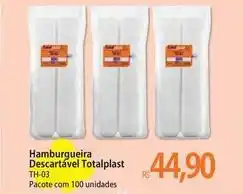 Pacote - hamburgueira descartável totalplast th-03