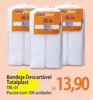 Atacadão Pacote - bandeja descartável totalplast oferta