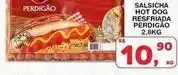 Roldão Perdigão - salsicha hot dog resfriada oferta