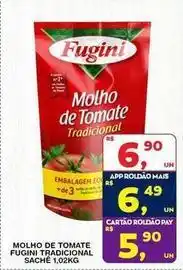Roldão Fugini - molho de tomate tradicional oferta