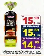 Roldão Pullman - pão para hambúrguer oferta