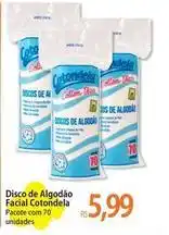 Atacadão De - disco de algodão oferta