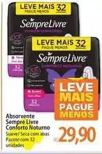 Atacadão Sempre livre - absorvente conforto noturno oferta