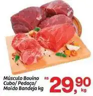 Fort Atacadista Bovino - músculo bouino cubo/pedaço/moído bandeja oferta