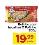 Carrefour Bolinho com bacalhau oferta