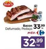 Carrefour Seara - bacon defumado oferta