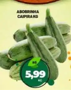 Supermercados ABC Caipira - abobrinha caipira oferta