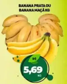 Supermercados ABC Prata - banana ou banana maçã oferta