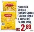 Max Atacadista Floriani - macarrão sêmola cortes (exceto ninho e talharim) oferta