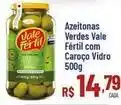 Max Atacadista Vale - azeitonas verdes fértil com caroço vidro oferta