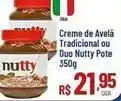 Max Atacadista Nutty - creme de avelã tradicional ou duo pote oferta