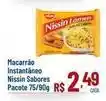 Max Atacadista Nissin - macarrão instantâneo sabores pacote oferta