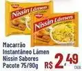 Max Atacadista Nissin - macarrão instantâneo lamen oferta