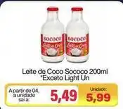 Spani Atacadista Sococo - leite de coco oferta